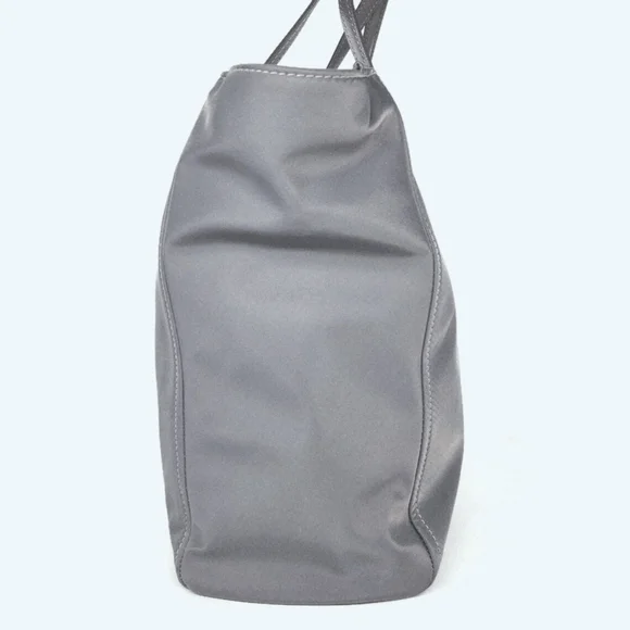 Kate Spade Wilson Road Talya Grey Nylon Dual Leather Handles Large Tote Bag - Picture 6 of 15